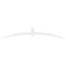 Ekena Millwork Archdale Architectural Grade PVC Gable Bracket, 96"W x 16"H x 4"D x 4"F, 4/12 Pitch GBP096X16X0404ARC00 - alternate 4